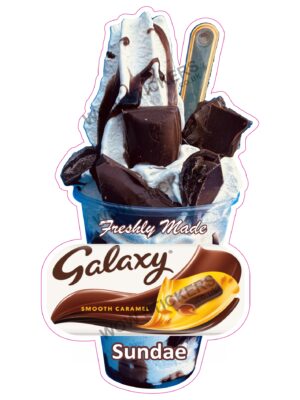 Galaxy Caramel Sundae