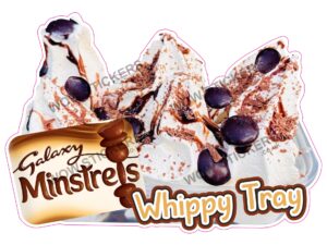 Galaxy Minstrels With Flake Bits Whippy Tray