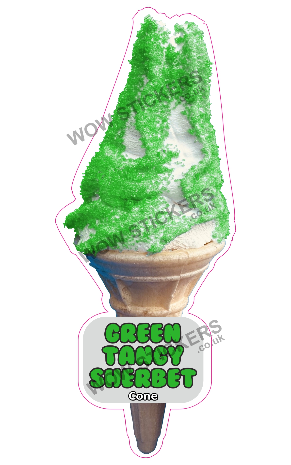 Green Tangy Sherbet Cone