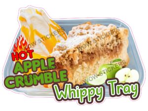 Hot Apple Crumble Whippy Tray