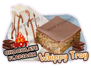 Hot Chocolate Flapjack Whippy Tray