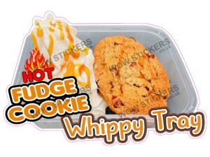 Hot Fudge Cookie Whippy Tray