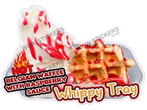 Hot Raspberry Waffle Whippy Tray