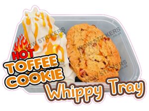 Hot Toffee Cookie Whippy Tray