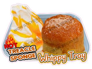 Hot Treacle Sponge Whippy Tray