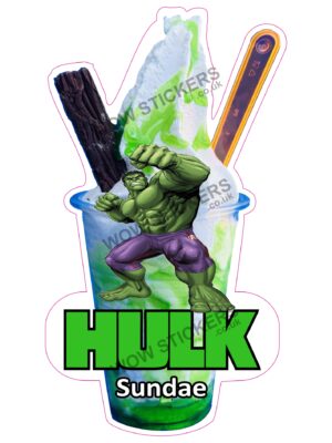 Hulk Sauce Sundae