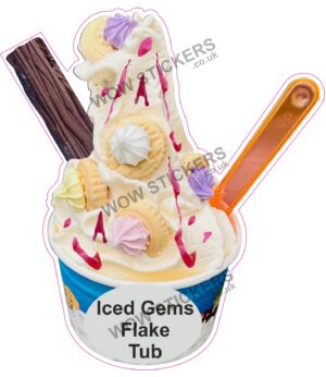 Iced Gems Flake Tub