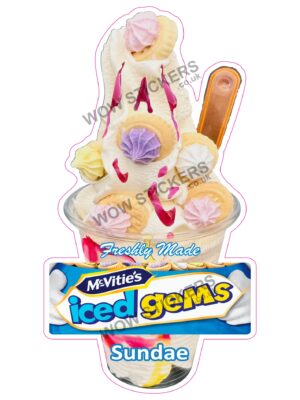 Iced Gems Sundae