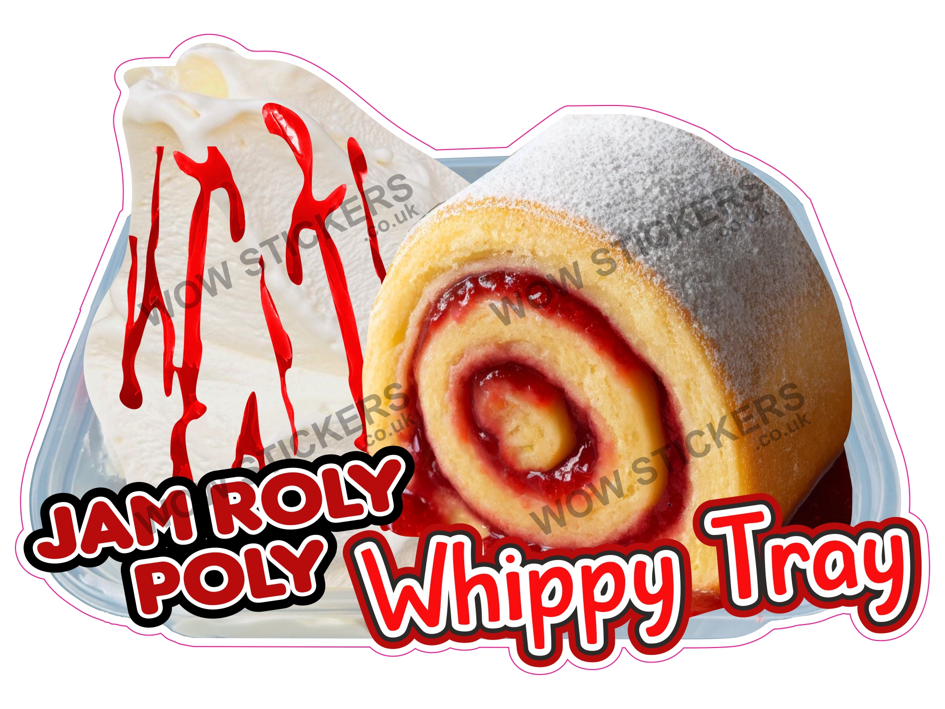 Jam Roly Poly Whippy Tray