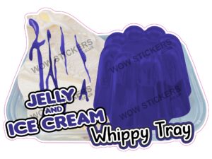 Jelly & Ice Cream Purple Whippy Tray