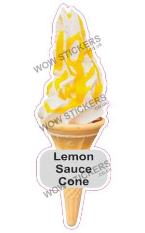 Lemon Sauce Cone