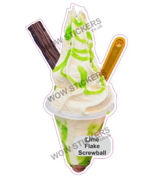 Lime Flake Screwball