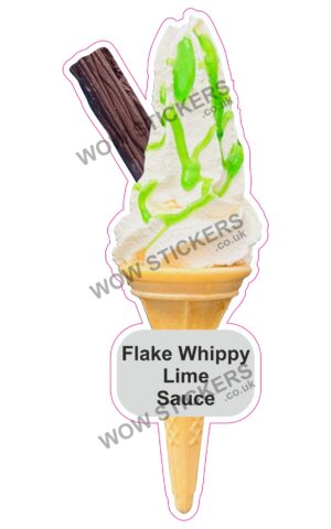 Lime Sauce Flake Cone