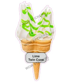 Lime Twin Cone
