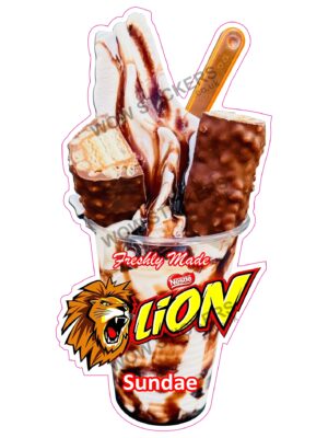 Lion Bar Sundae