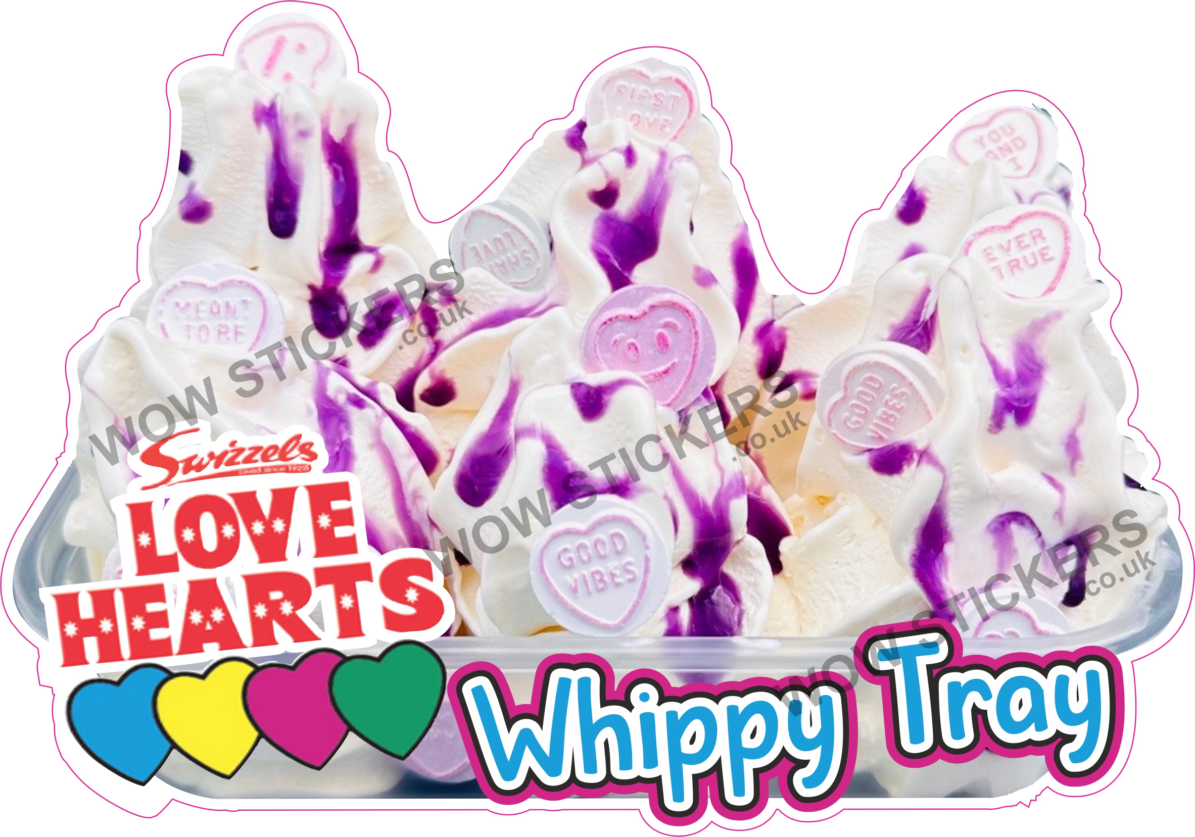 Love Hearts Whippy Tray