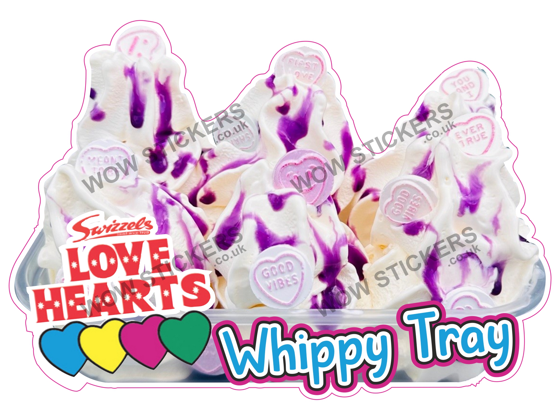 Love Hearts Whippy Tray