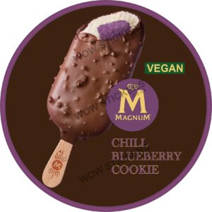 Magnum Vegan Chill Blueberry Cookie Lolly