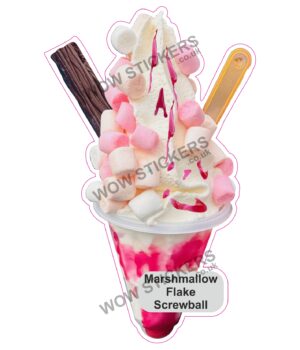 Marshmallow Flake Screwball