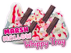 Marshmallow Whippy Tray with Flakes