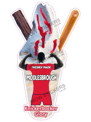 Middlesbrough Sauce Knickerbocker Glory