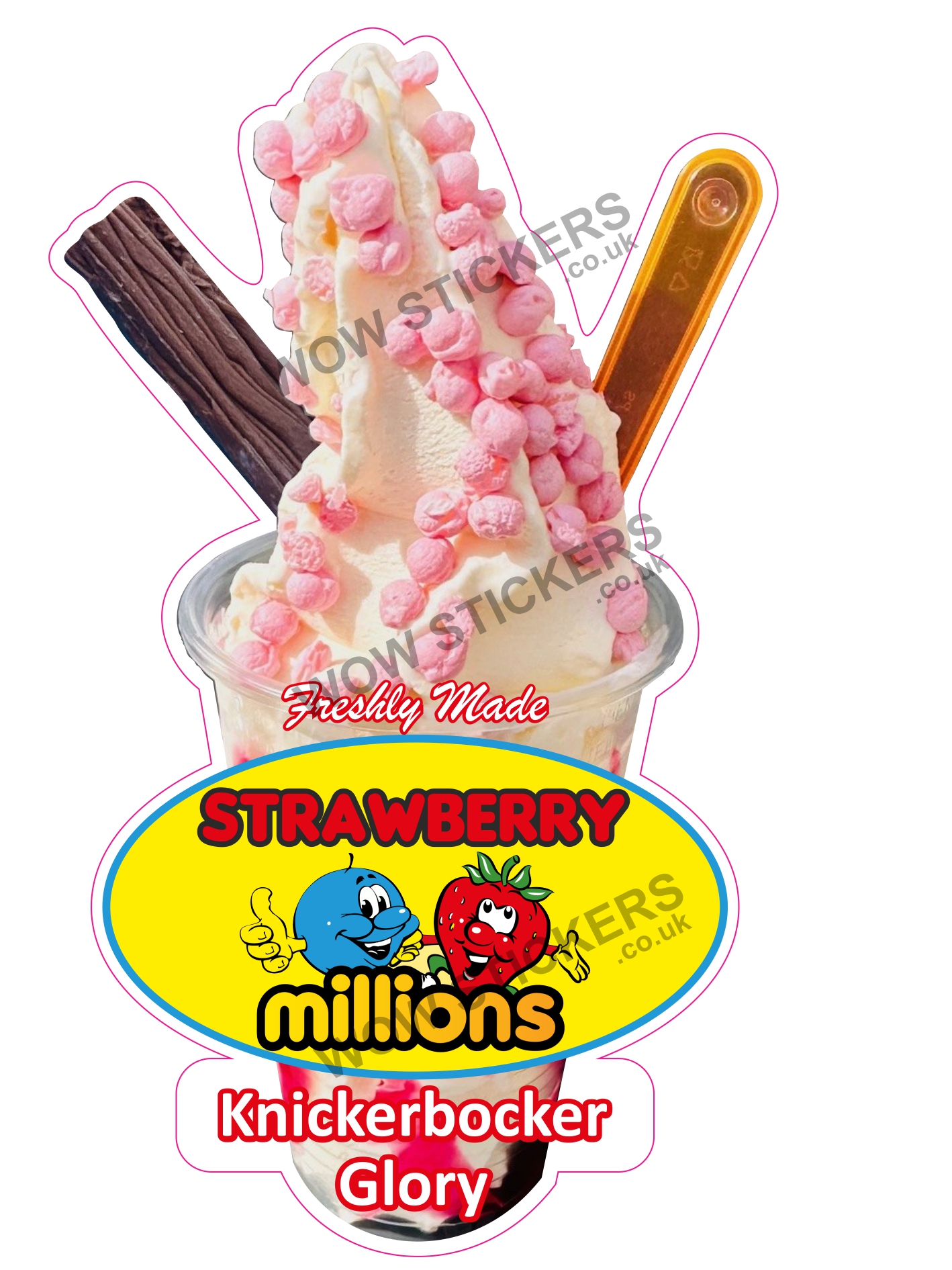 Millions Strawberry Knickerbocker Glory
