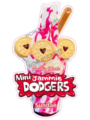 Mini Jammie Dodgers Sundae