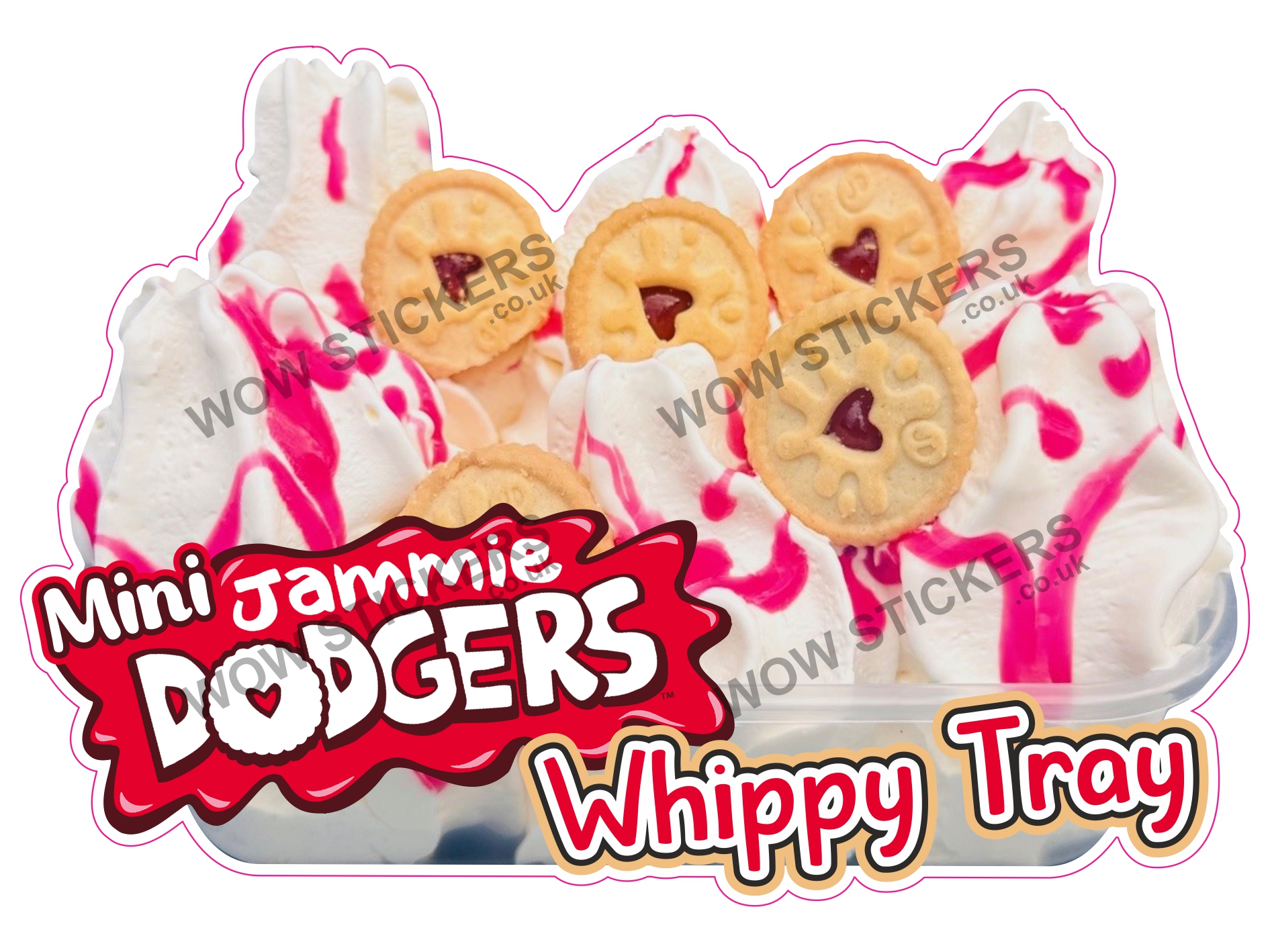 Mini Jammie Dodgers Whippy Tray