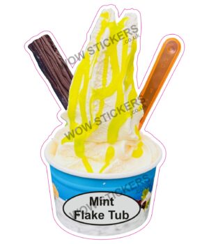 Mint Flake Tub