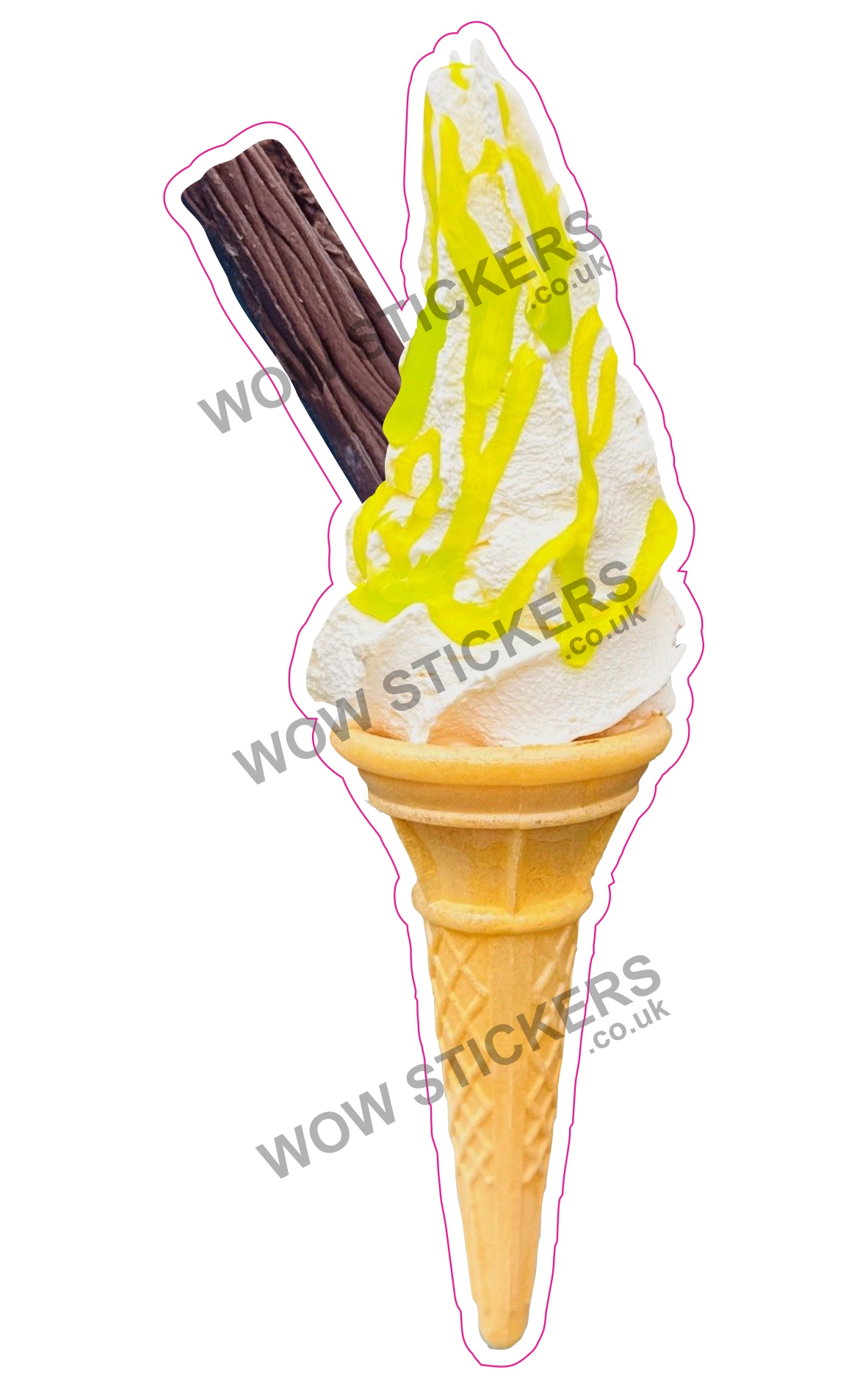 Mint Sauce Flake Cone