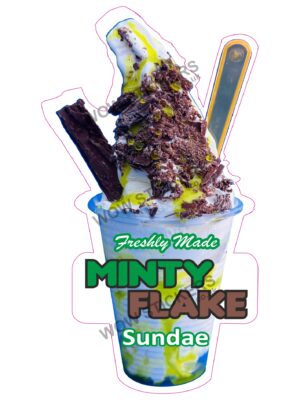 Minty Flake Sundae
