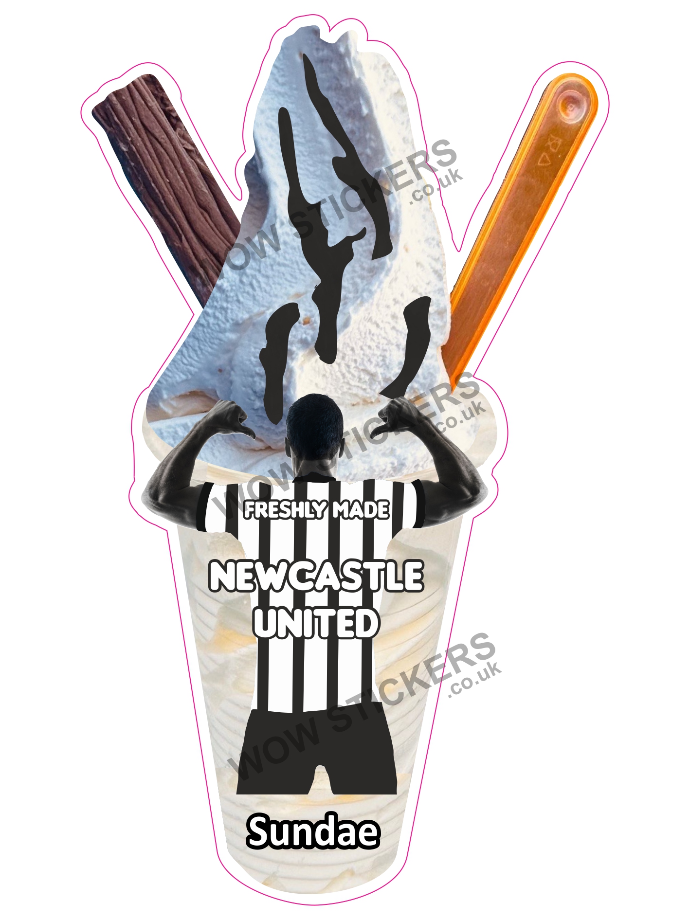 Newcastle United Sauce Sundae