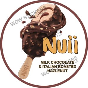 Nuii Milk Chocolate & Italian Roasted Hazlenut  Lolly