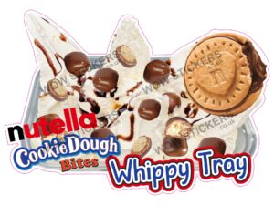 Nutella & Cookie Dough Bites Whippy Tray