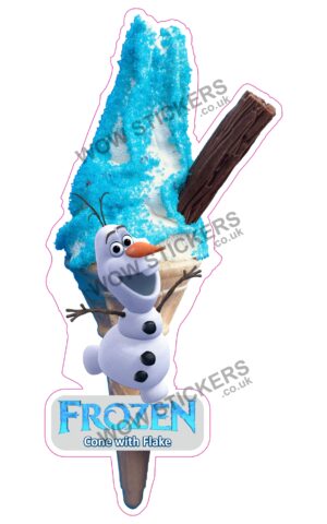 Olaf Frozen Cone With Flake