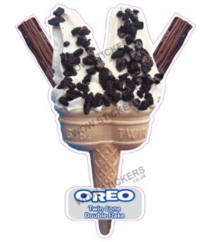 Oreo Twin Cone With Double Flake