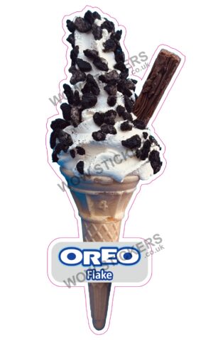 Oreo Cone With Flake
