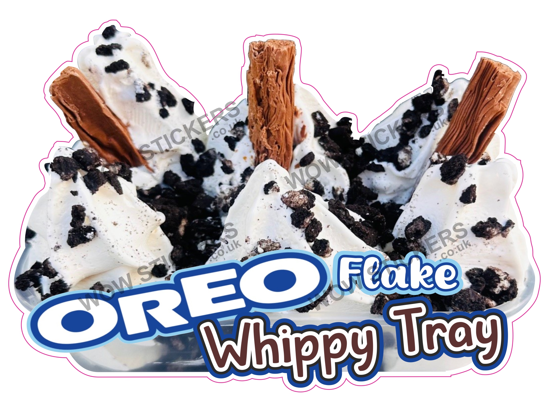Oreo Whippy Tray With Flakes