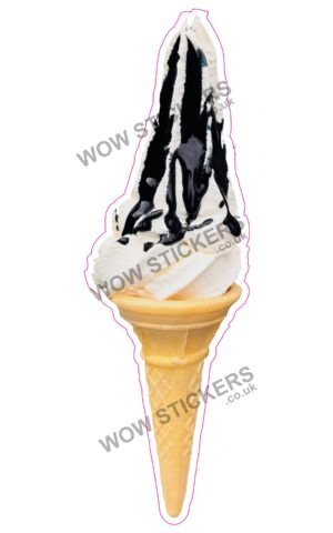 Oreo Sauce Cone