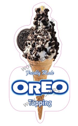 Oreo Topping Cone