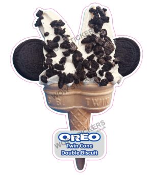 Oreo Twin Cone With 2 Biscuits