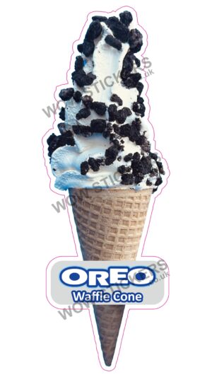 Oreo Waffle Cone