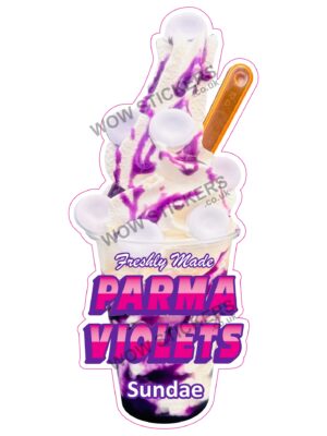 Parma Violets Sundae