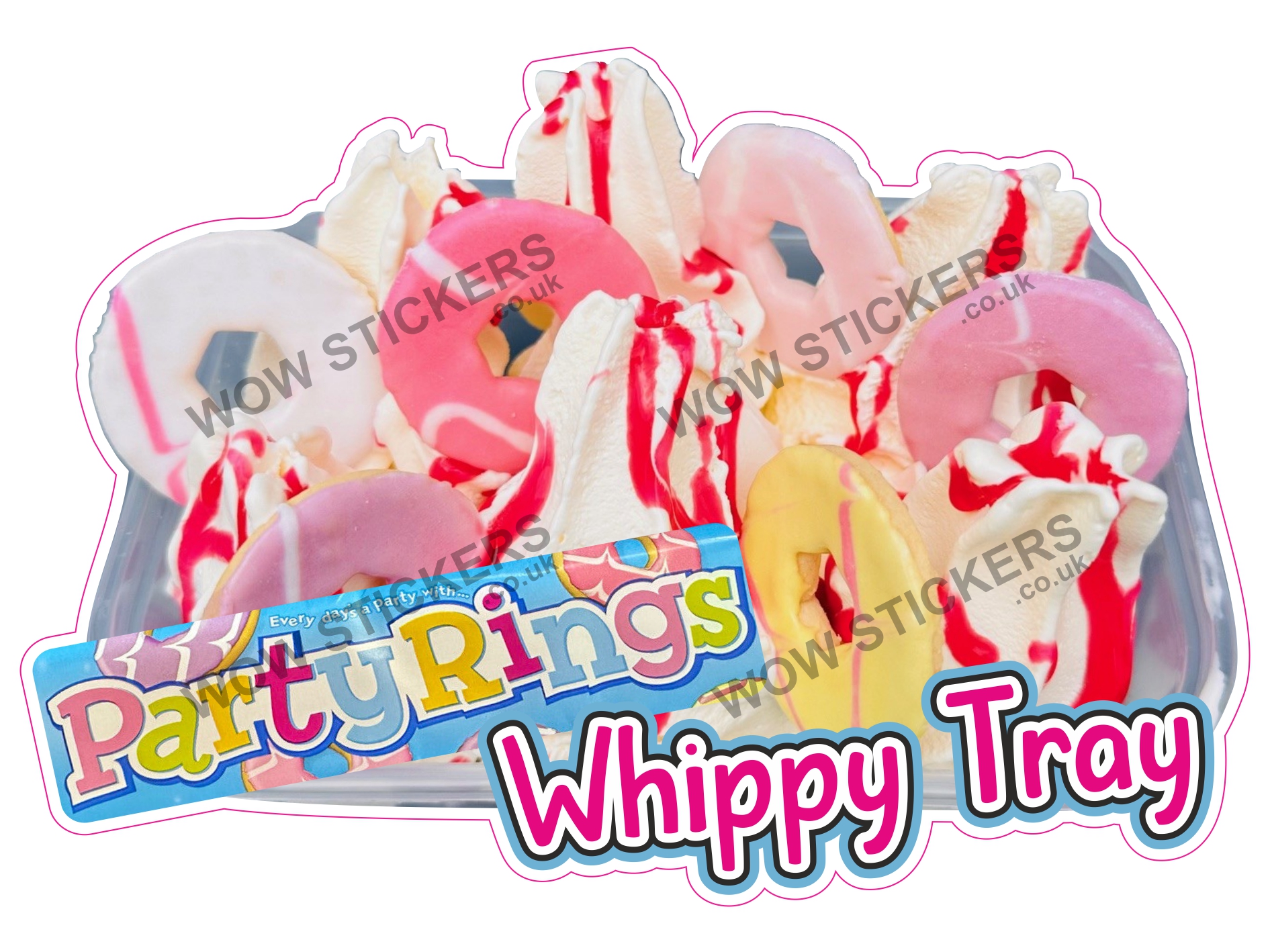 Party Rings Whippy Tray