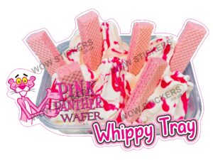 Pink Panther Wafer Whippy Tray