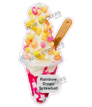 Rainbow Drops Screwball
