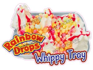 Rainbow Drops Whippy Tray