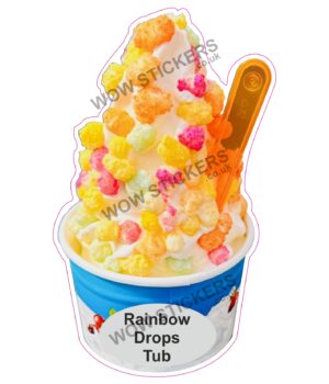 Rainbow Drops Tub
