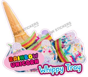 Rainbow Unicorn Whippy Tray