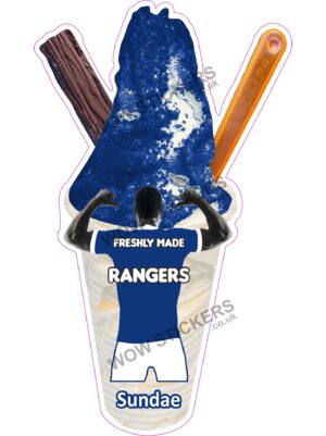 Rangers Sherbet Sundae
